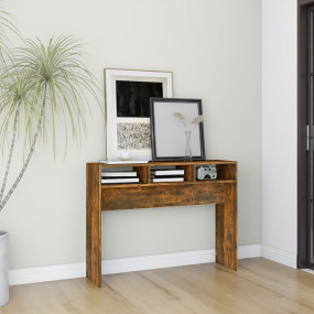 Console Table Smoked oak Engineered wood Medium Console...