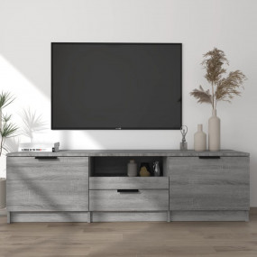 TV Cabinet Grey Sonoma Engineered wood 55.1x13.8x15.7 i...