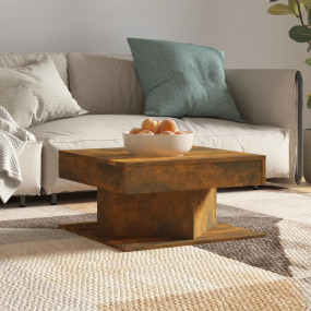 Coffee Table Smoked Oak Engineered wood Low Coffee Tabl...