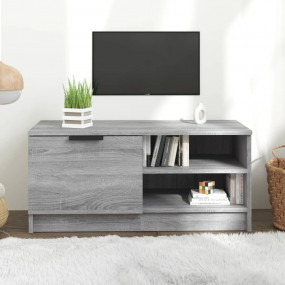 TV Cabinet Gray Sonoma Engineered Wood TV Cabinet Recta...