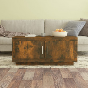 Coffee Table Smoked oak Engineered wood 40.2 in x 19.7 ...