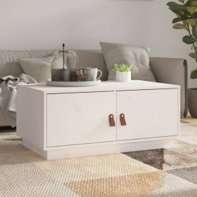 Coffee Table White Solid pine wood Medium Coffee Table