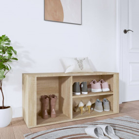 Shoe Cabinet Sonoma oak Engineered wood Standard Shoe C...
