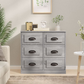 Sideboard Grey Sonoma Engineered wood Small Sideboard