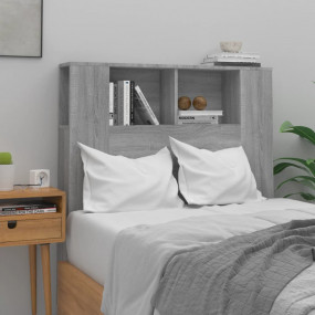 Headboard Cabinet Grey Sonoma Engineered wood Medium