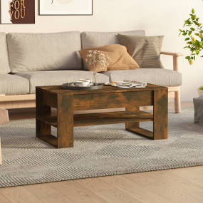 Coffee Table Smoked oak Engineered wood Medium Coffee T...