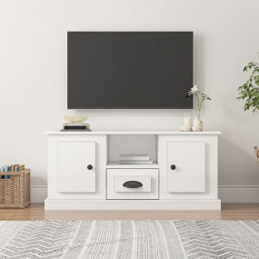 TV Cabinet High gloss white Engineered wood TV Cabinet