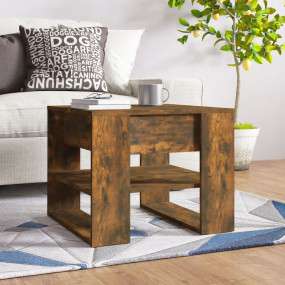 Coffee Table Smoked Oak Engineered Wood Medium Coffee T...