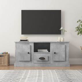 TV Cabinet Concrete grey Engineered wood 39.4 in TV Cab...