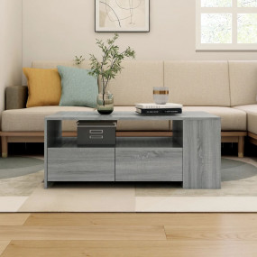 Coffee Table Gray Sonoma Engineered wood Medium Coffee ...