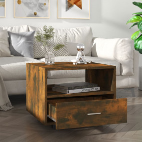 Coffee Table Smoked oak Engineered wood Compact Coffee ...