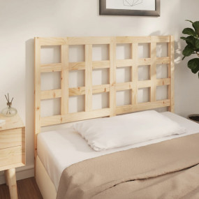 Bed Headboard Natural wood Solid pine wood Twin Decorat...