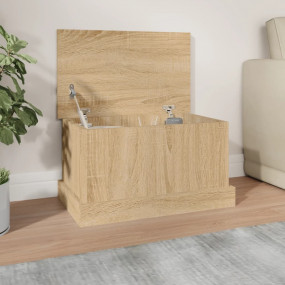 Storage Box Sonoma Oak Engineered Wood Medium Storage B...