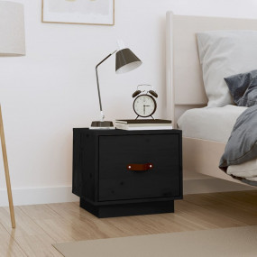 Bedside Cabinet Black