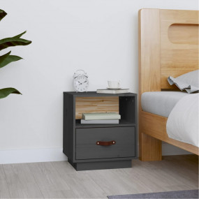 Bedside Cabinet Grey
