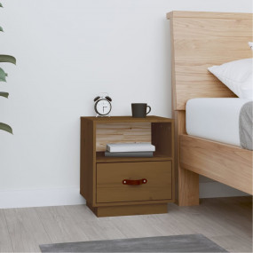 Bedside Cabinet Honey Brown
