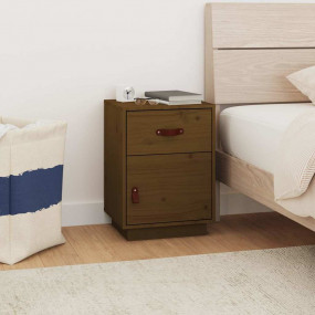 Bedside Cabinet Honey brown