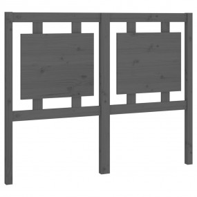 Bed Headboard Gray Solid Pine Wood Large Decorative Inl...