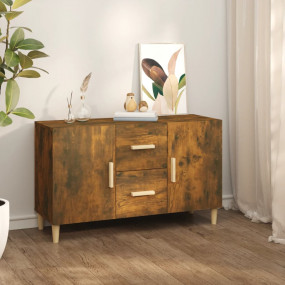 Sideboard Smoked oak Engineered wood 39.4 x 14.2 x 23.6...
