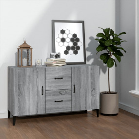 Sideboard Grey Sonoma Engineered wood Medium Sideboard