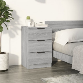 Bedside Cabinet Gray Sonoma Engineered Wood 15.7x14.2x2...