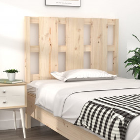 Bed Headboard Natural Pine Solid Pine Wood Large Durabl...
