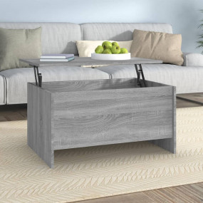 Coffee Table Grey Sonoma Engineered wood Adjustable Arm...