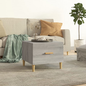 Coffee Table Grey Sonoma Engineered Wood 19.7x19.7x15.7...