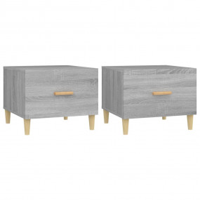 Coffee Table Set of 2 Grey sonoma