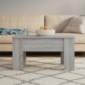 Coffee Table Gray sonoma Engineered wood Compact