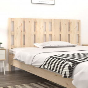 Bed Headboard Natural Wood Solid pine wood (untreated)