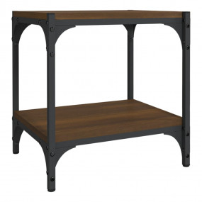 TV Cabinet Brown Oak Engineered wood, steel Small TV Ca...