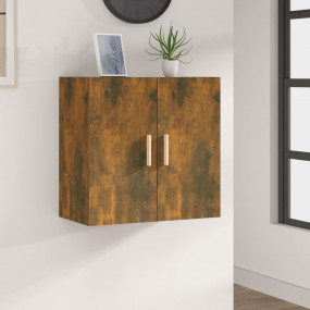 Wall Cabinet Smoked Oak Engineered Wood 23.6 x 11.8 x 2...