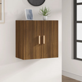 Wall Cabinet Brown Oak Engineered Wood 23.6x11.8x23.6 i...