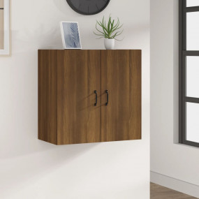 Floating Cabinet Brown Oak Engineered Wood 23.6x12.2x23...