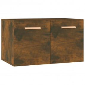 Floating Cabinet Smoked Oak Engineered Wood Cabinet Rec...