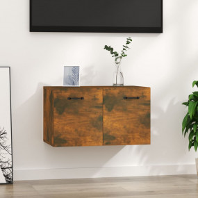 Floating Cabinet Smoked Oak Engineered Wood Medium