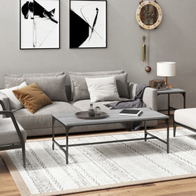 Coffee Table Gray sonoma Engineered wood, steel