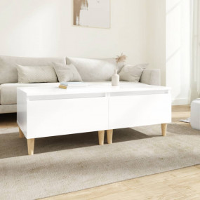 Side Table Set of 2 High gloss white