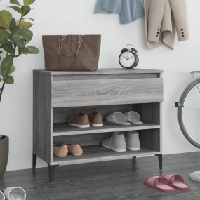 Shoe Cabinet Gray Sonoma Engineered wood Medium Shoe Ca...
