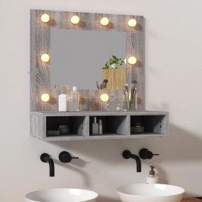 Mirror Cabinet Grey Sonoma Engineered wood 23.6x12.4x24...