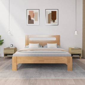 Bedside Table Set of 2 Sonoma oak