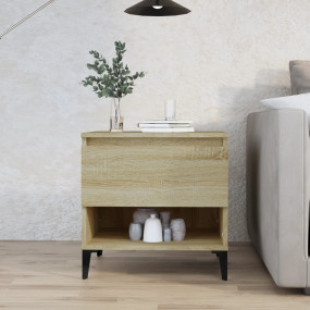 Side Table Sonoma Oak Engineered wood, metal Small Side...