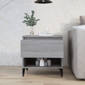 Side Table Grey Sonoma Engineered wood, metal Small Sid...