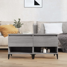 Side Table Set of 2 Grey Sonoma Engineered wood, metal ...