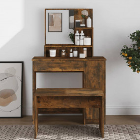 Dressing Table Smoked oak Engineered wood Medium Dressi...