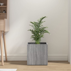 Planter Box Grey Sonoma Engineered wood 15.7x15.7x15.7 ...