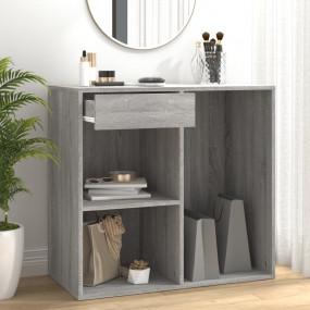 Cosmetic Cabinet Gray Sonoma Engineered wood 31.5x15.7x...