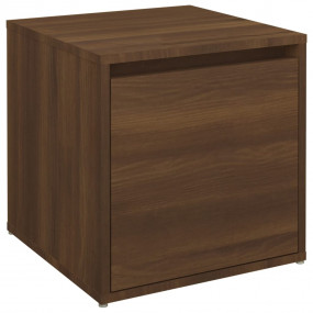 Box Drawer Brown Oak Engineered Wood Compact Box Drawer...