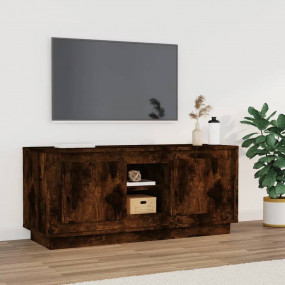 TV Cabinet Smoked oak Engineered wood Medium Durable TV...